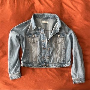 light wash jean jacket